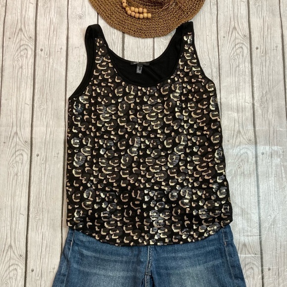 Mango Sequin Tank Top - Picture 3 of 8